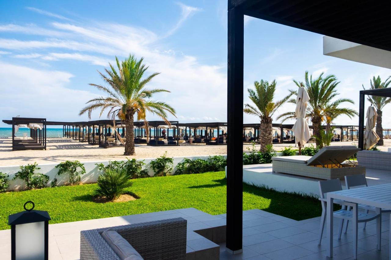 האממט Les Orangers Garden Villas And Bungalows Ultra All Inclusive מראה חיצוני תמונה Beach at the hotel